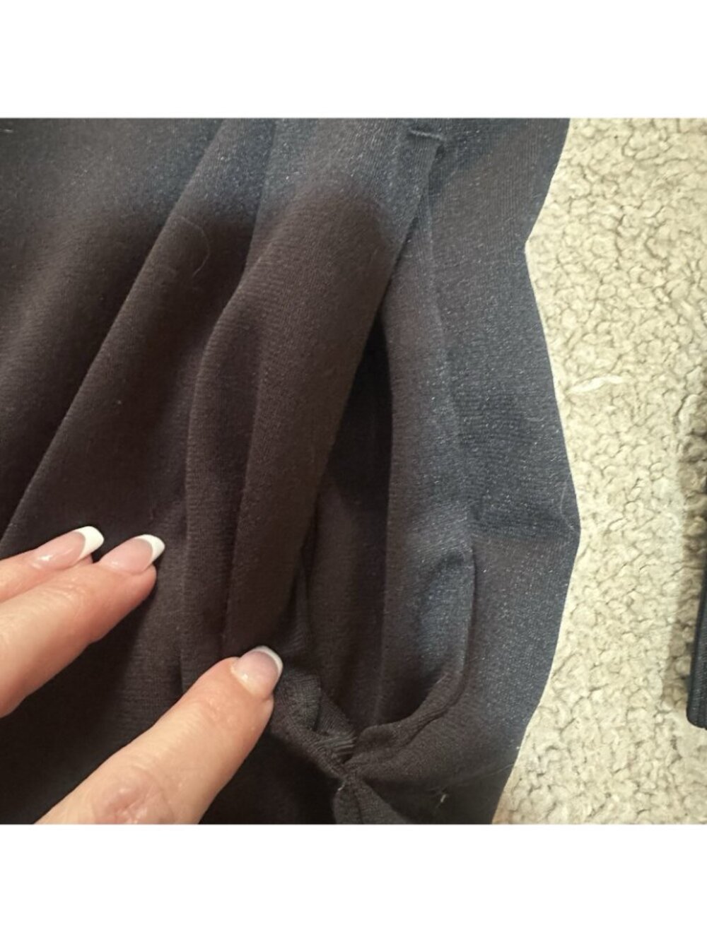 Adidas Track Jacket Girls Medium (11-12) Black With White Stripes Full Zip - Picture 12 of 12